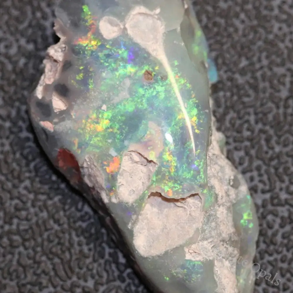 22.1 Cts Australian Opal Rough Lightning Ridge Polished Specimen Solid