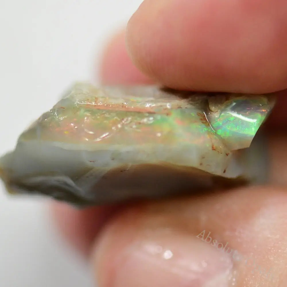 22.35 Cts Australian Rough Opal Lightning Ridge Beginner