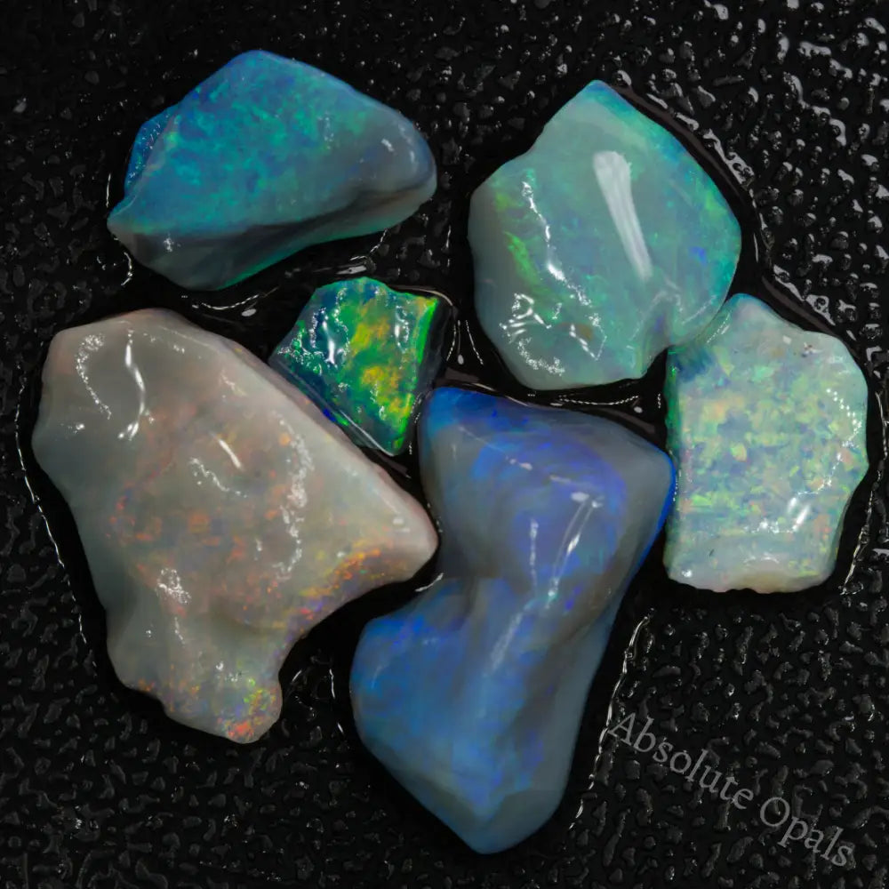 Australian Rough Opal Parcel, Rubs Lightning Ridge