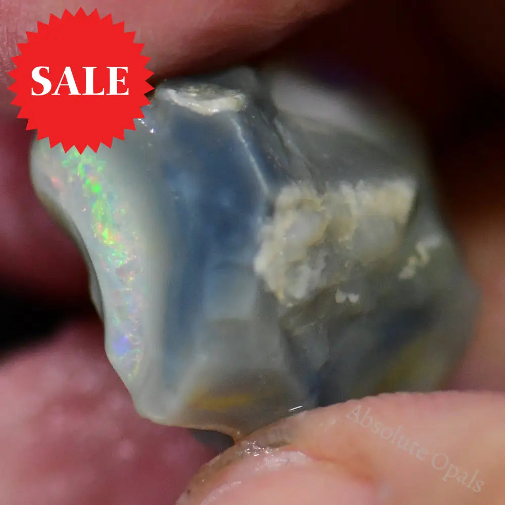 22.80 Cts Australian Opal Rough Lightning Ridge For Carving