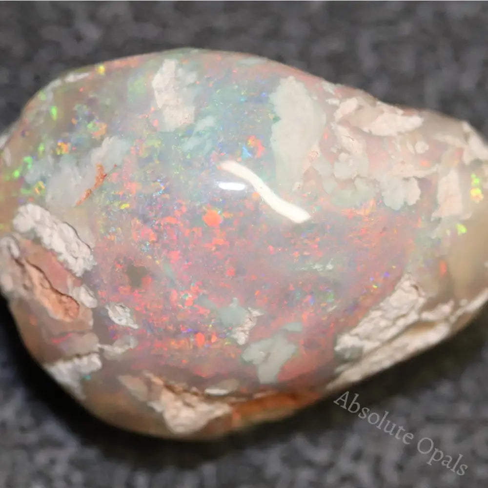 22 Cts Australian Opal Rough Lightning Ridge Polished Specimen Solid