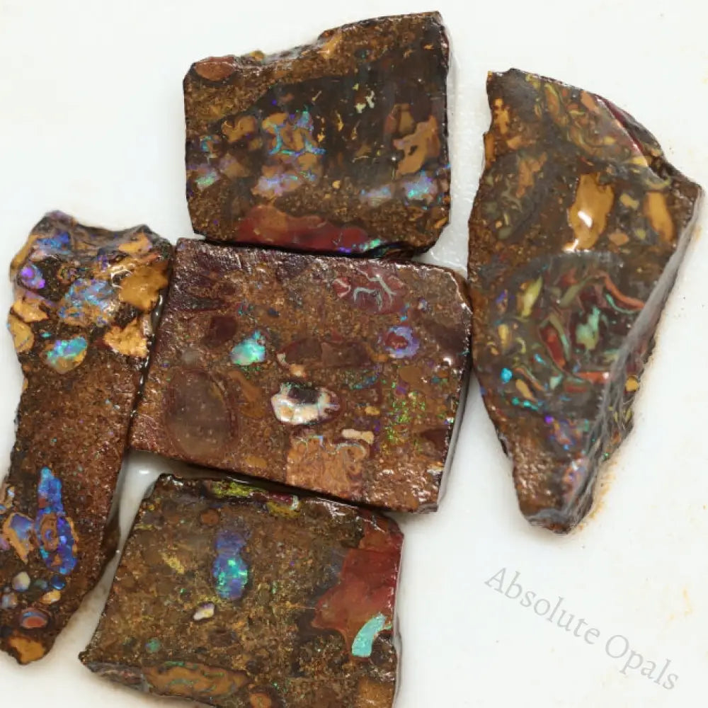 220 Cts Australian Boulder Opal Rough Parcel