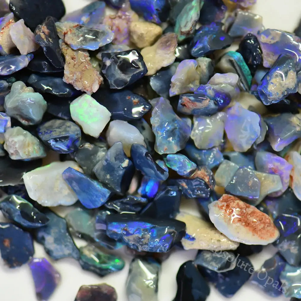 black rough opal