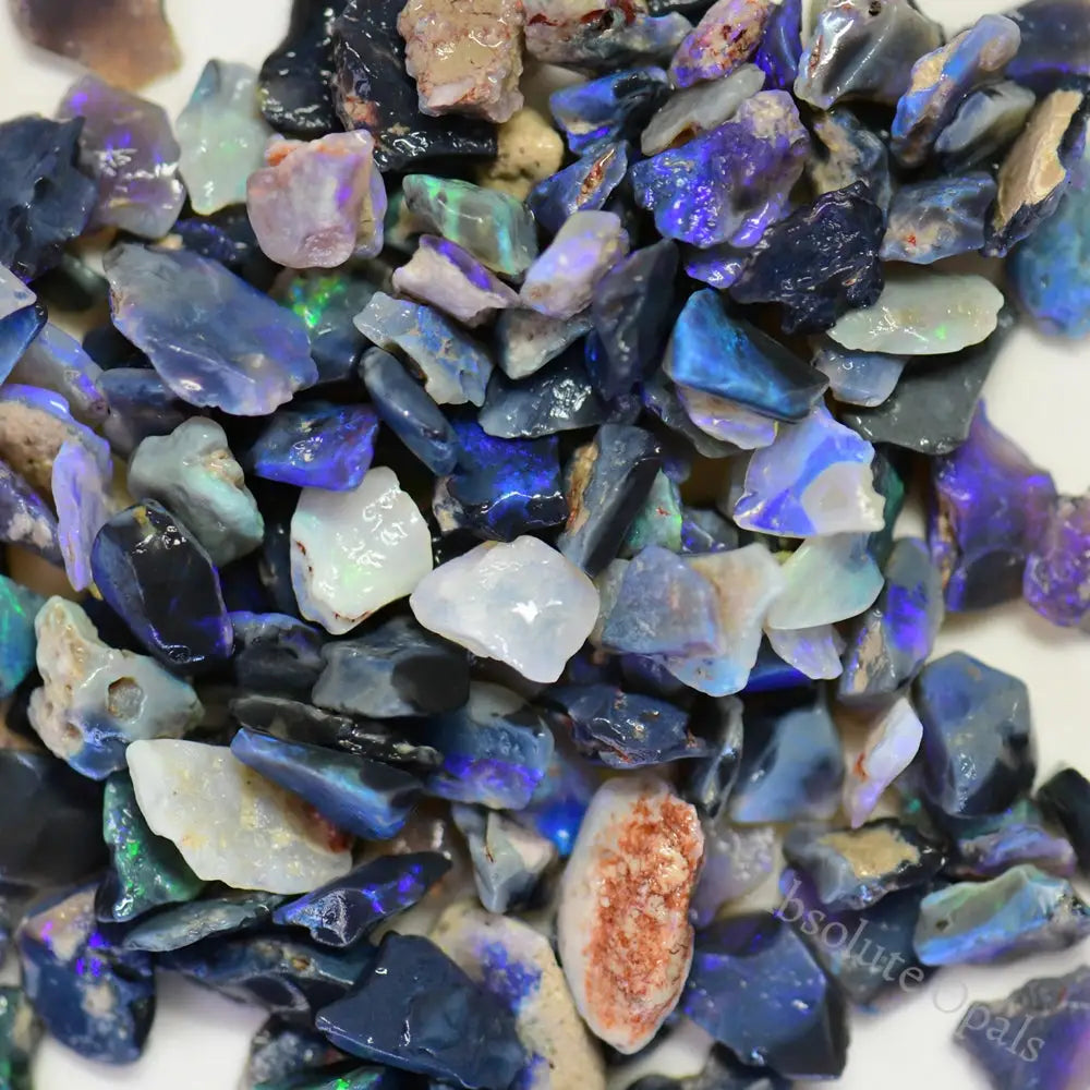 black rough opal