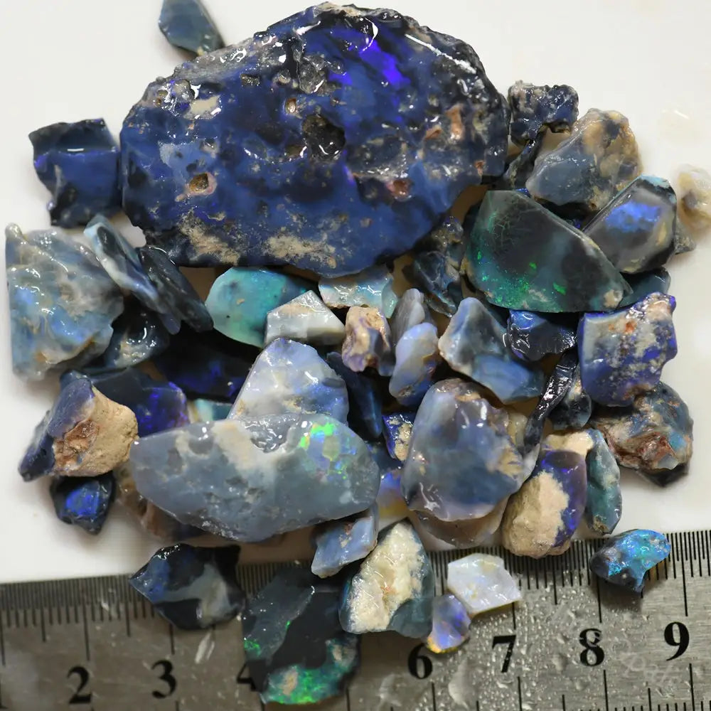 227 Cts Australian Rough Opal Parcel Lightning Ridge - Potch And Colour Cmr