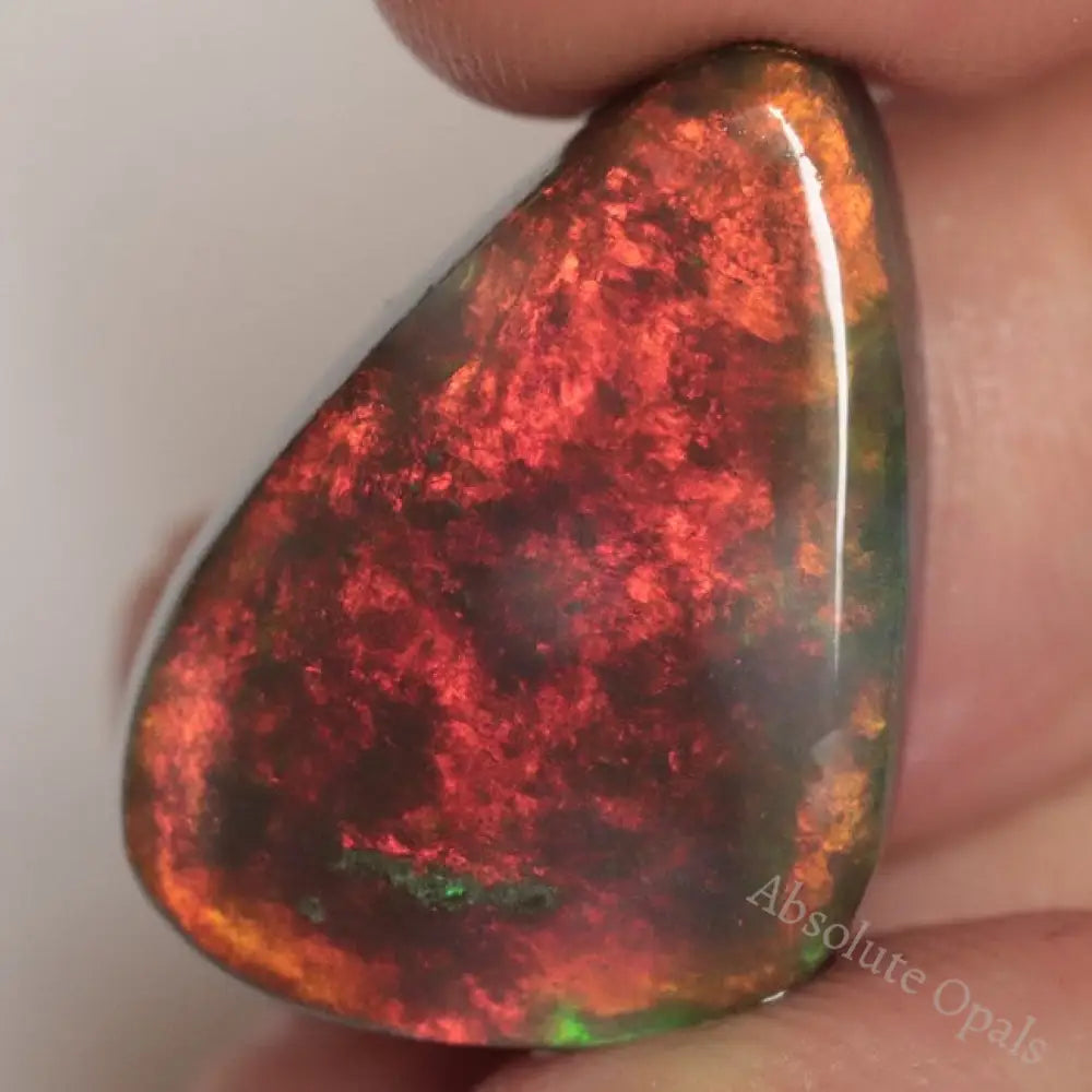 23.8 Cts Australian Black Opal Lightning Ridge Solid Rough Loose Gem Stone