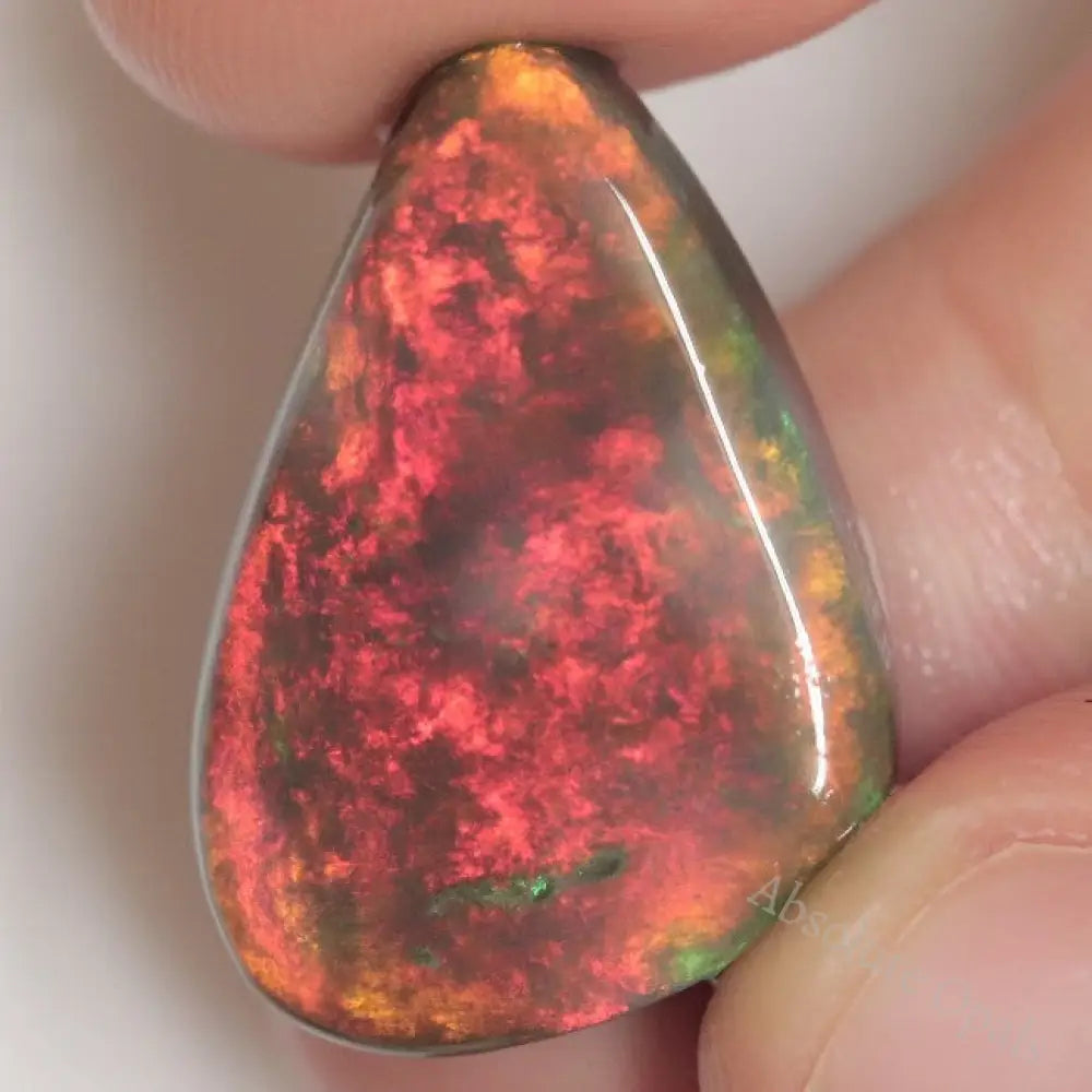 23.8 Cts Australian Black Opal Lightning Ridge Solid Rough Loose Gem Stone