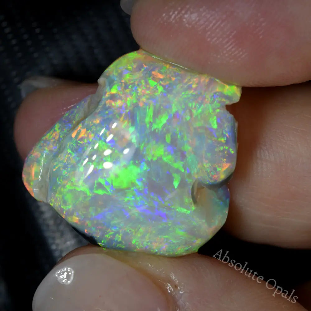 23.8 Cts Rough Opal Rub Lightning Ridge For Carving