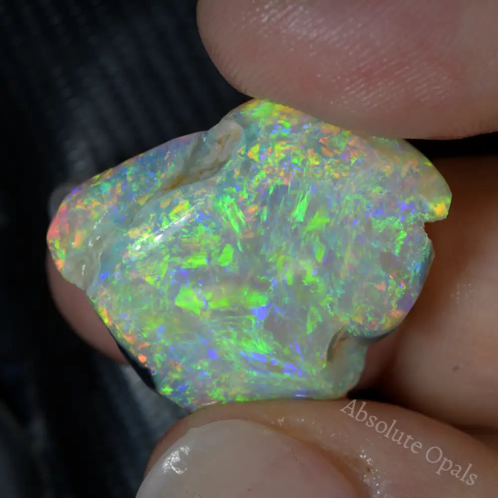 23.8 Cts Rough Opal Rub Lightning Ridge For Carving