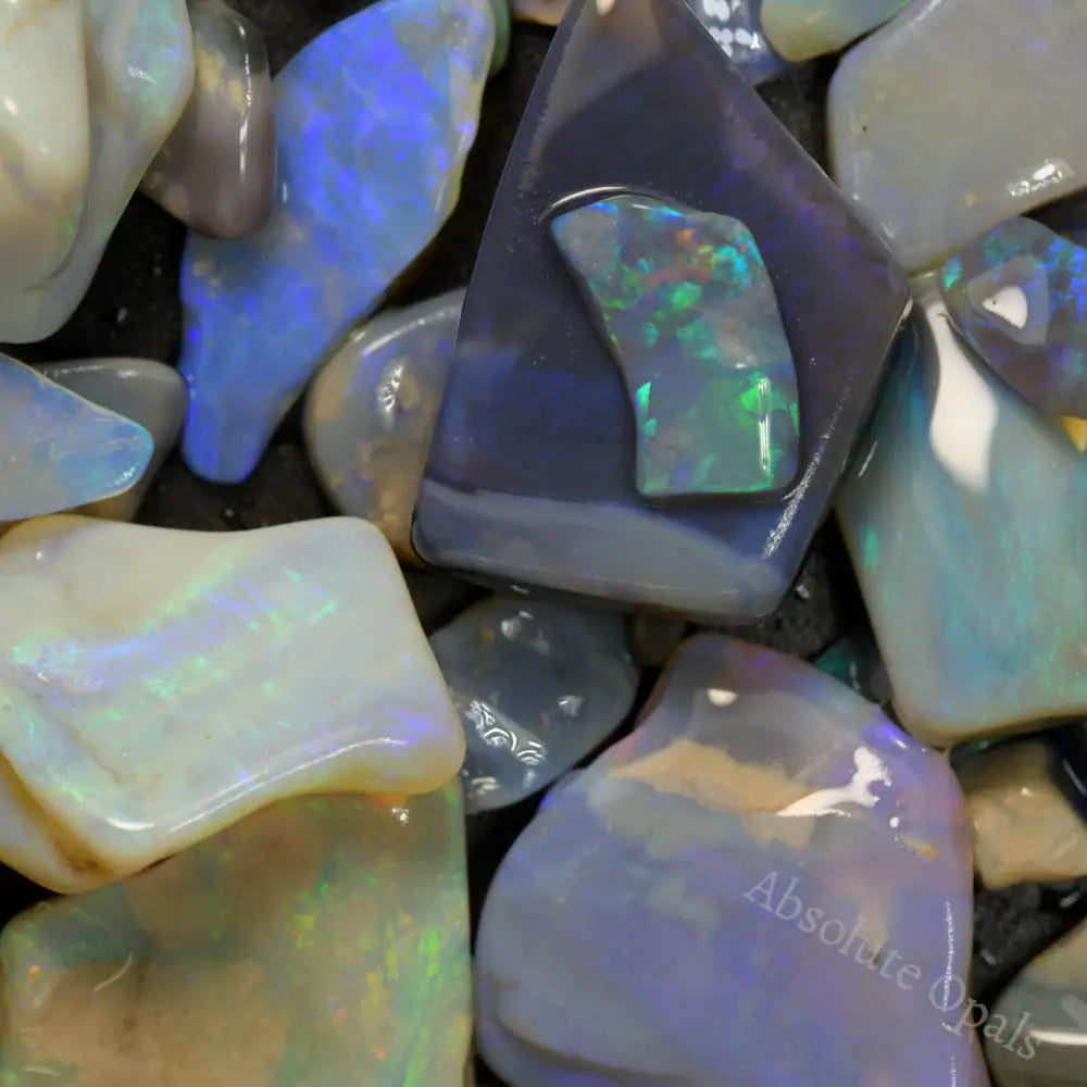 Honey Potch From Lightning Ridge Black Opal Country, Opal Rough Parcel - store Ro2166