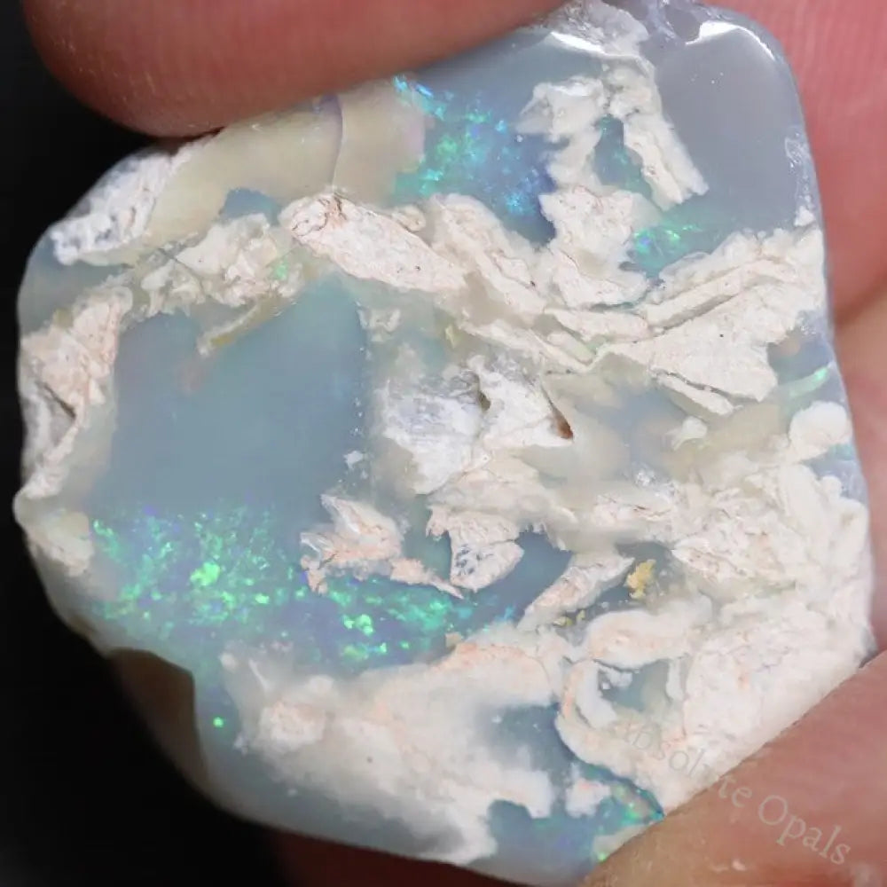 Australian Semi Black Opal Rough, Lightning Ridge, Polished Specimen