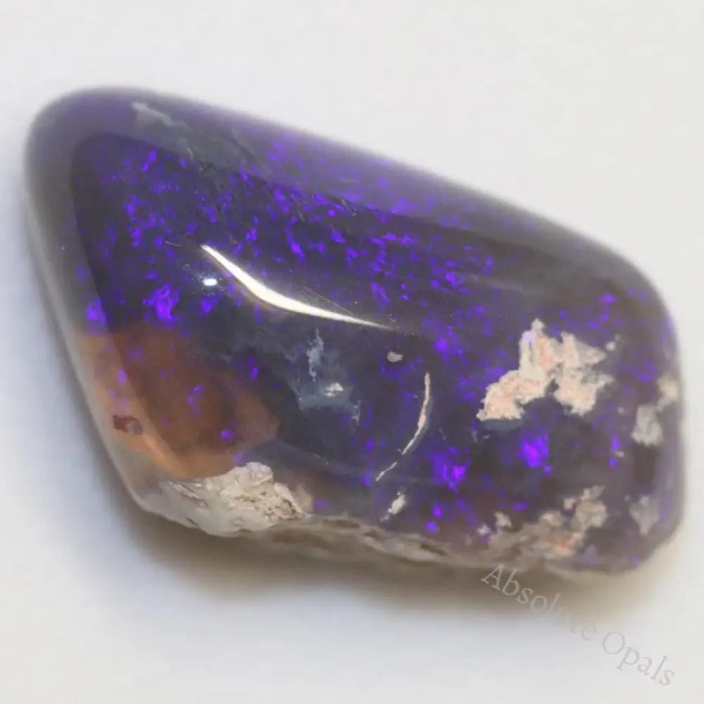 24.15 Cts Australian Black Opal Rough Lightning Ridge Polished Specimen