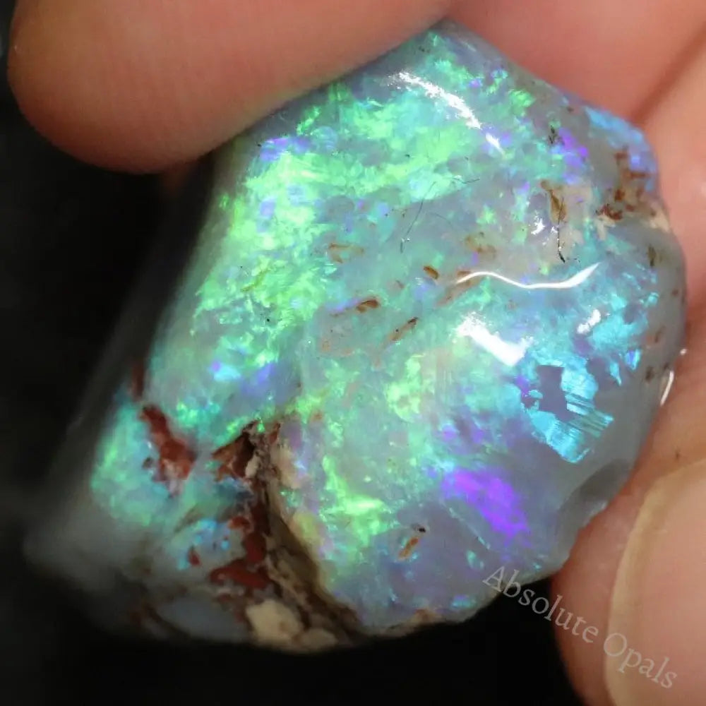 Australian Semi-Black Opal Rough, Lightning Ridge