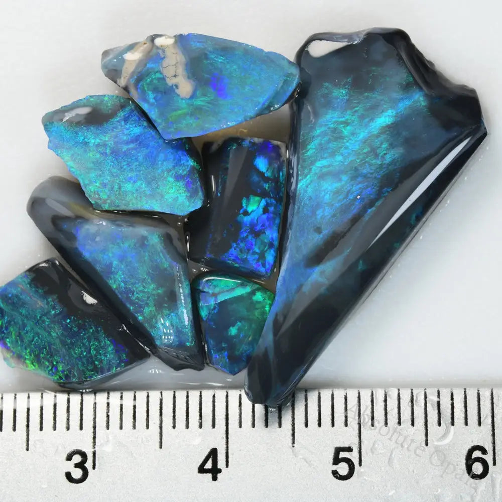 black rough opal