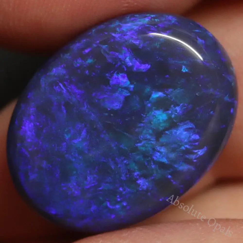 Black Opal Lightning Ridge, Solid Gem Stone