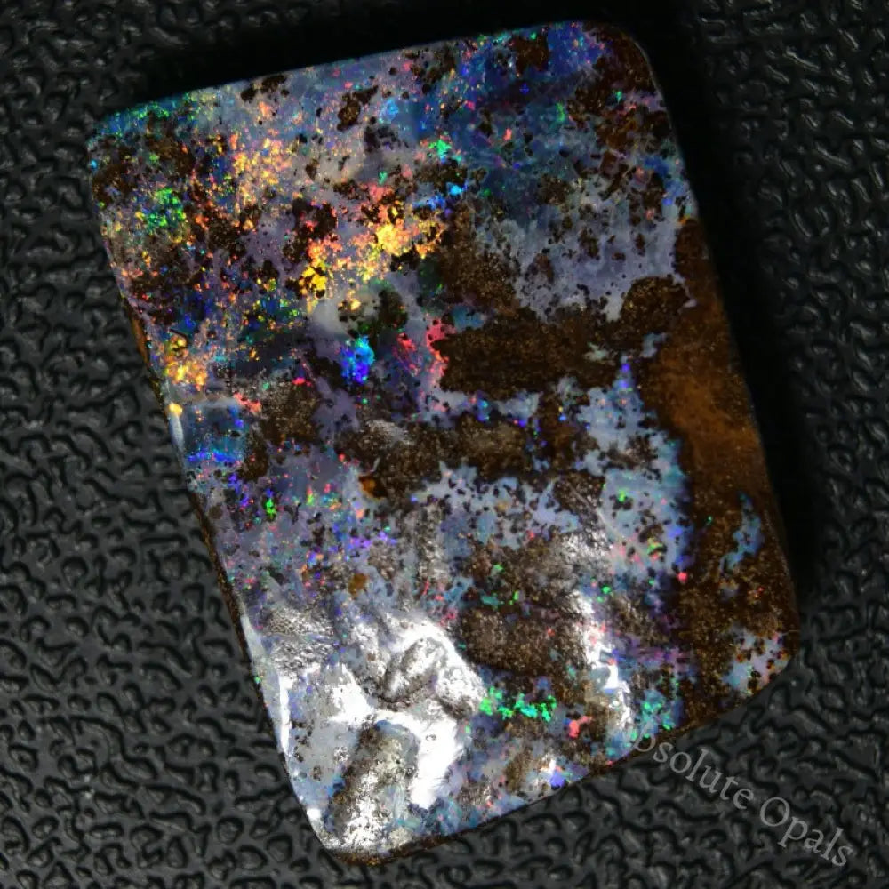 24.5 Cts Australian Boulder Opal Cut Stone