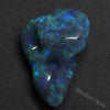 24.7 Cts Australian Black Solid Opal Carving Lightning Ridge Cmr