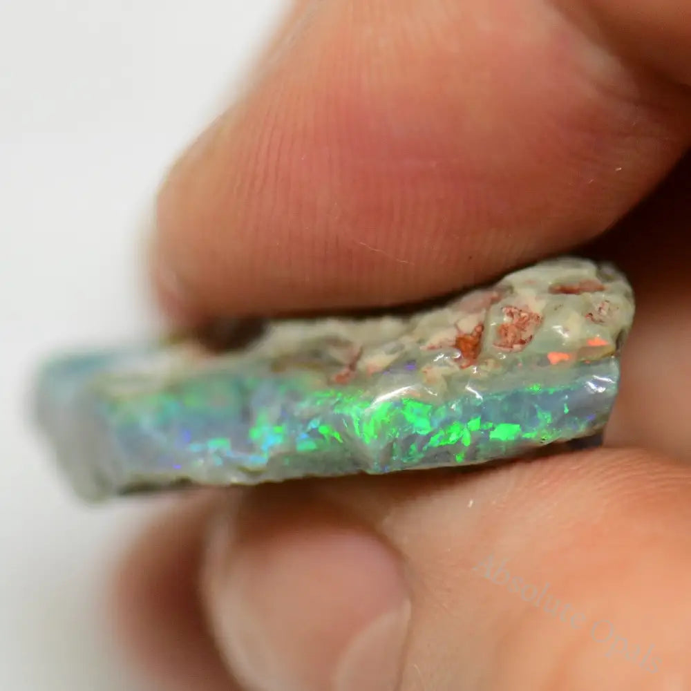 24.75 Cts Australian Rough Opal Lightning Ridge