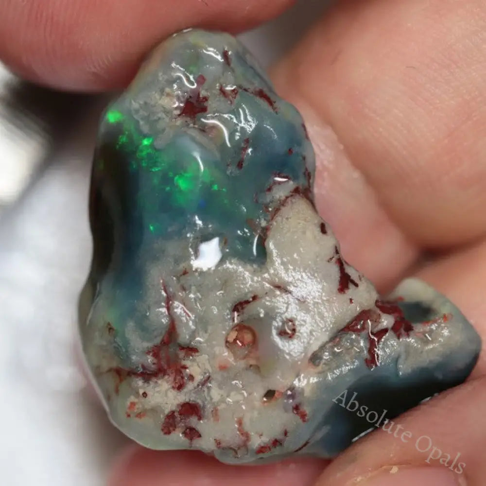 25.25Cts Australian Opal Rough Lightning Ridge For Carving