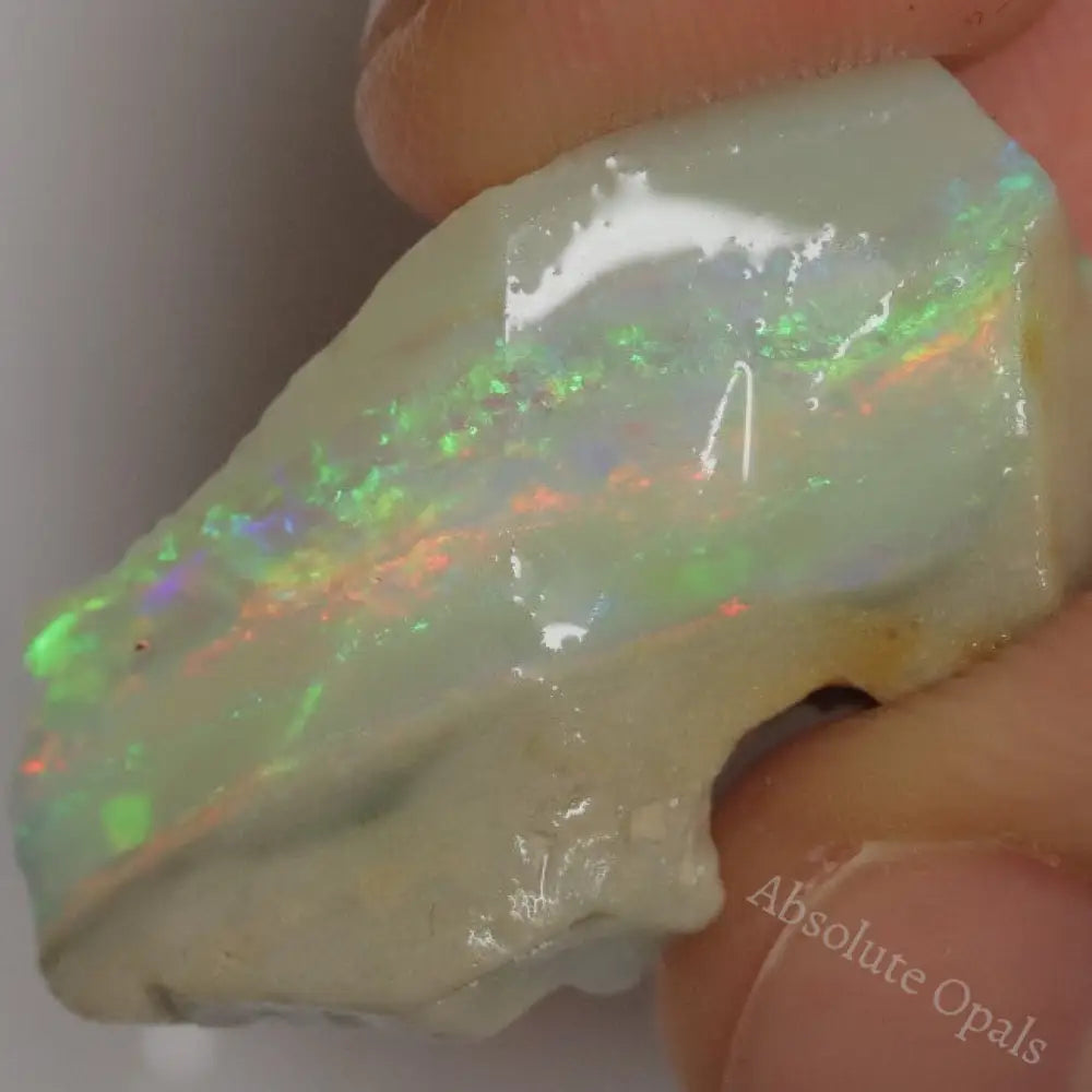 25.4 Cts Australian Semi Black Opal Rough Lightning Ridge