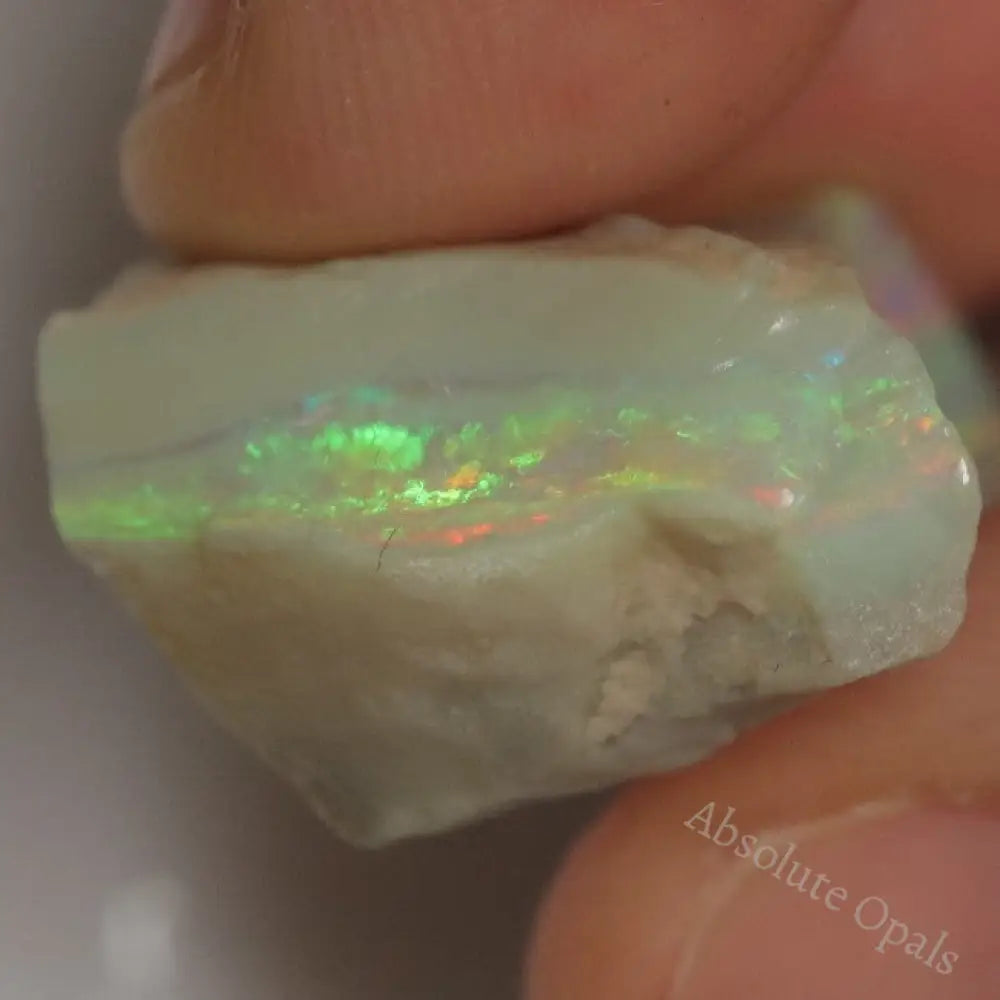 25.4 Cts Australian Semi Black Opal Rough Lightning Ridge