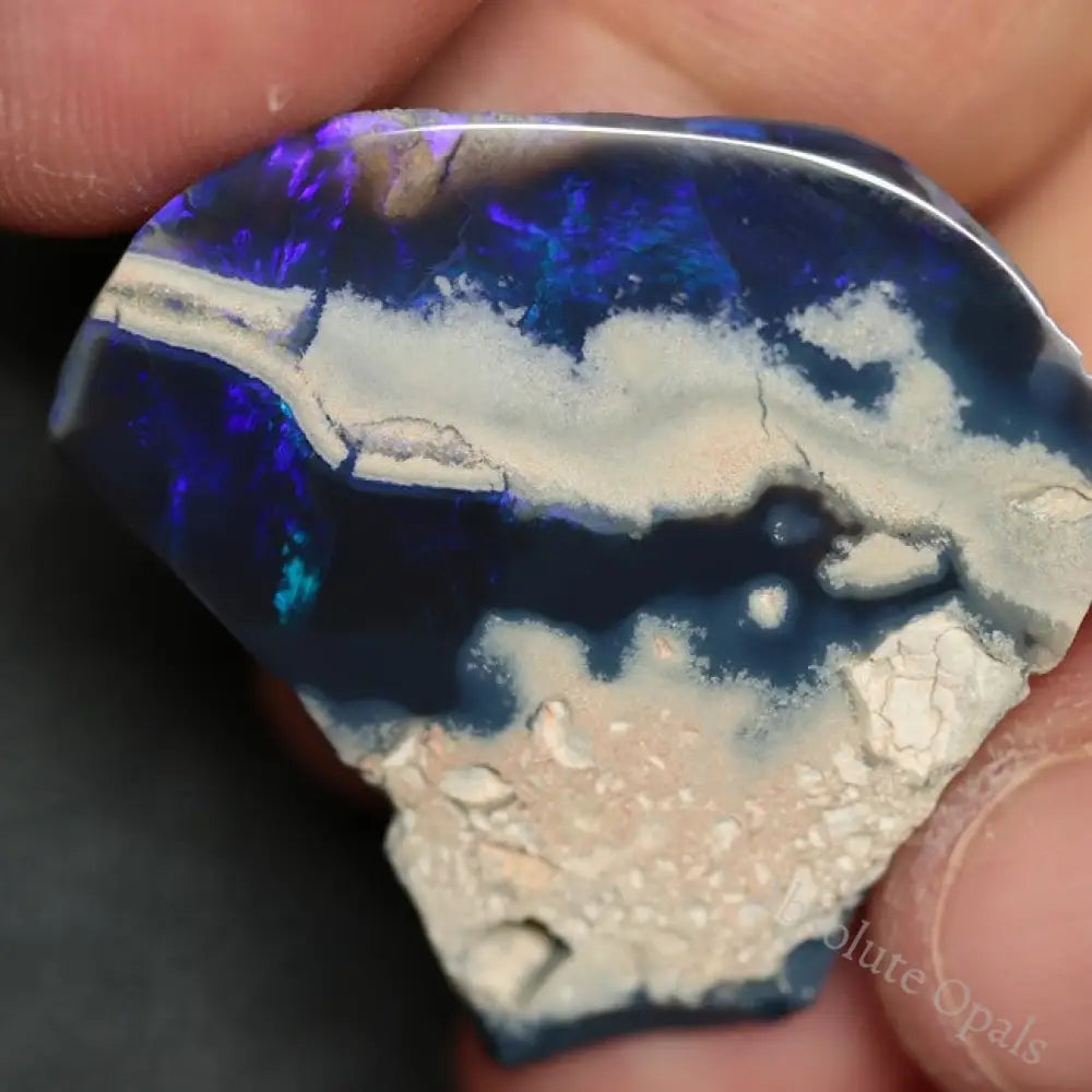 25.45 Cts Australian Opal Rough Lightning Ridge Polished Specimen