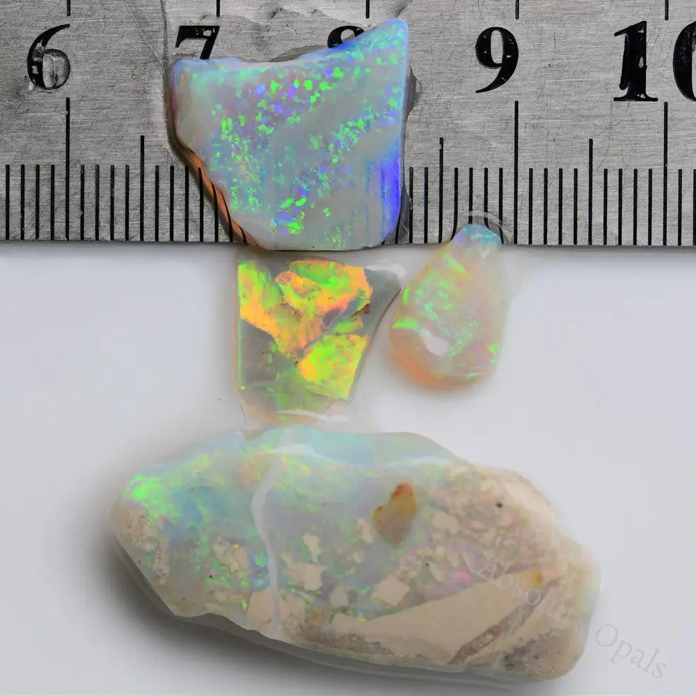 25.7 Cts Australian Rough Opal Parcel Rubs Lightning Ridge