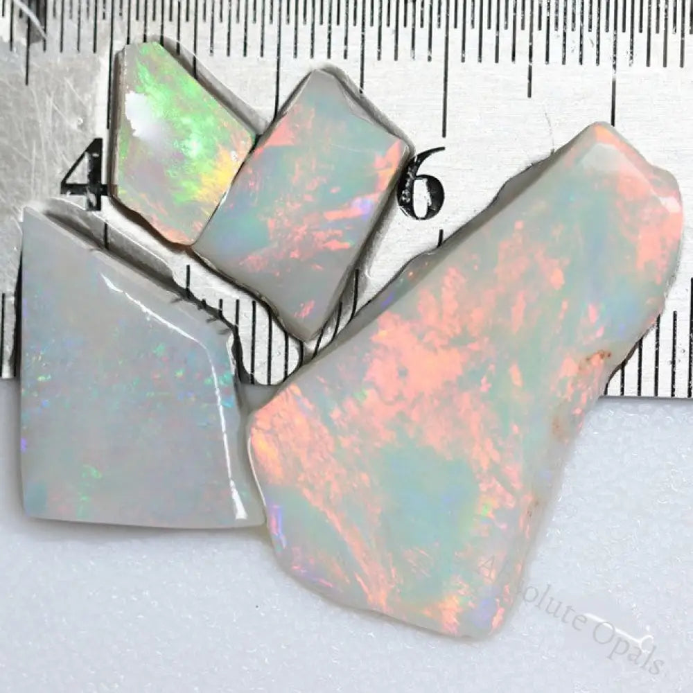 25.80 Cts Australian Opal Rough Parcel Rubs Lightning Ridge