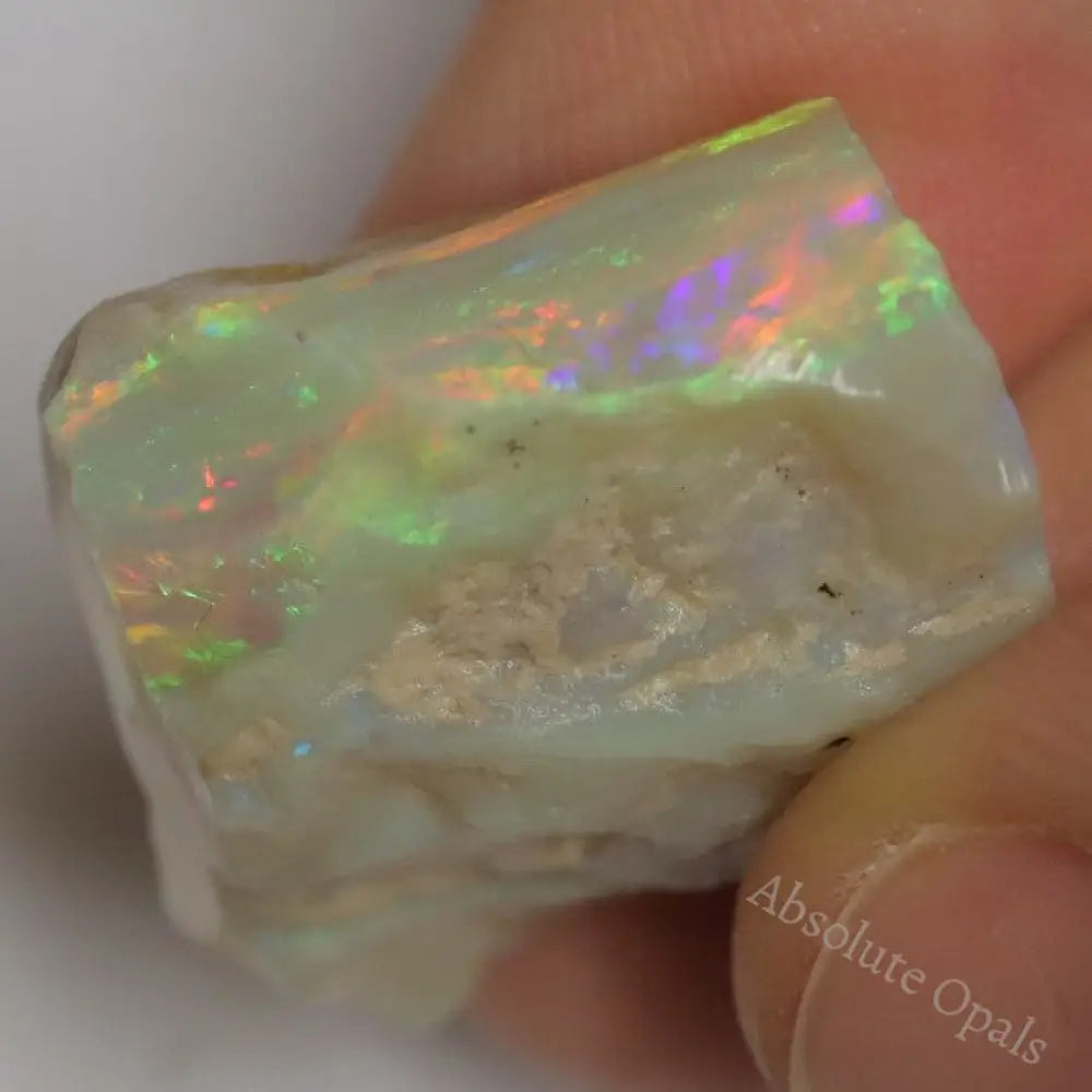 25.95 Cts Australian Semi Black Opal Rough Lightning Ridge