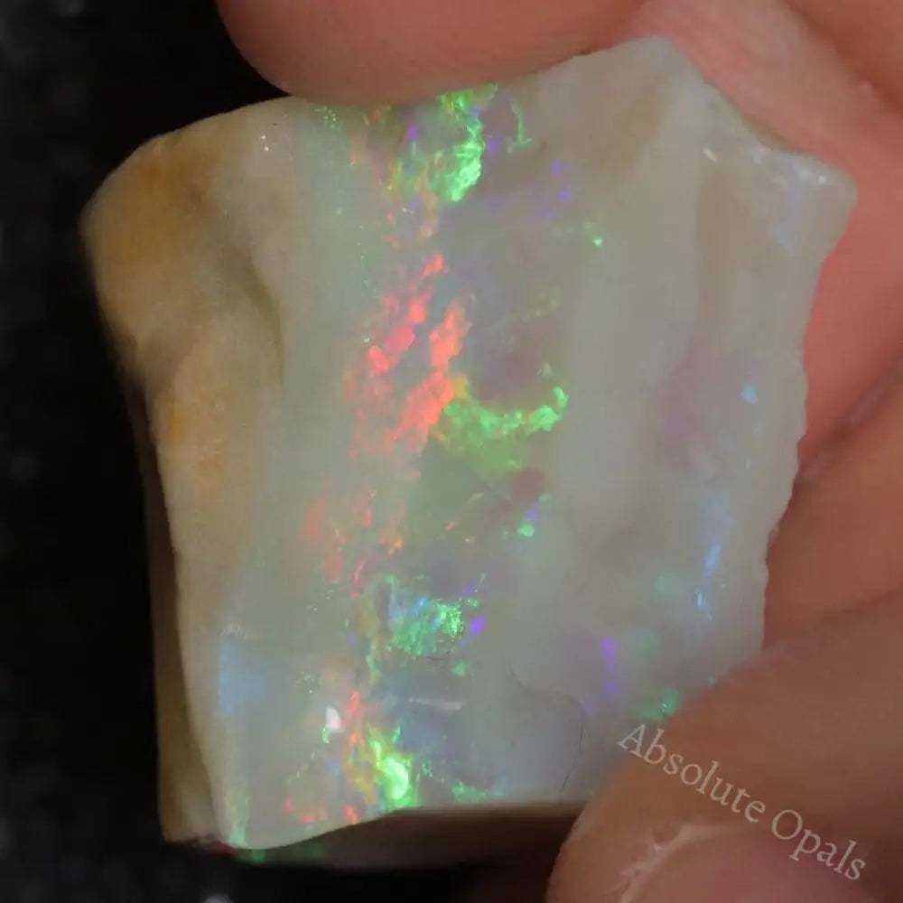 25.95 Cts Australian Semi Black Opal Rough Lightning Ridge