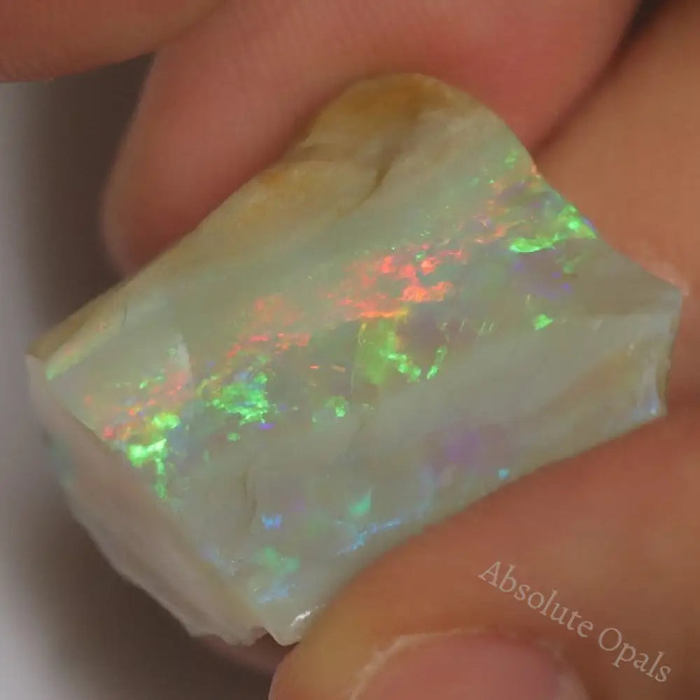 25.95 Cts Australian Semi Black Opal Rough Lightning Ridge