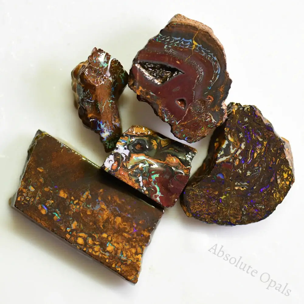 Australian Boulder Opal Rough Parcel