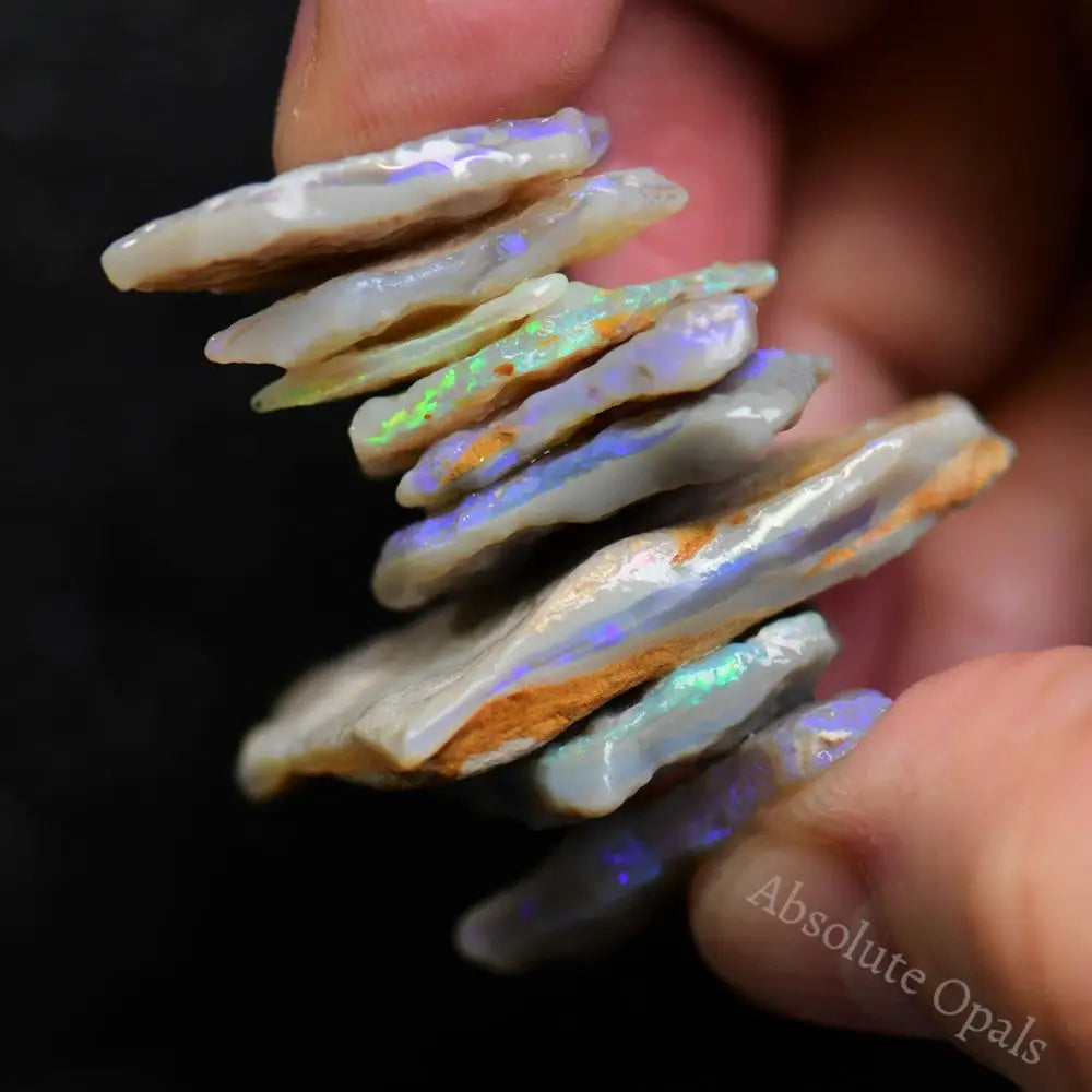 Australian Rough Opal Parcel Lightning Ridge - Potch and Colour