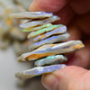 252 Cts Australian Rough Opal Parcel Lightning Ridge - Potch And Colour Mine Run