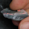 26.0 Cts Australian Lightning Ridge Black Opal Rough For Carving