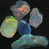 26.35 Cts Australian Opal Rough Parcel Rubs Lightning Ridge