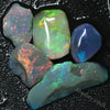 26.35 Cts Australian Opal Rough Parcel Rubs Lightning Ridge