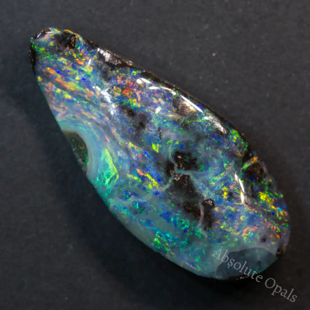 Boulder opal stone 