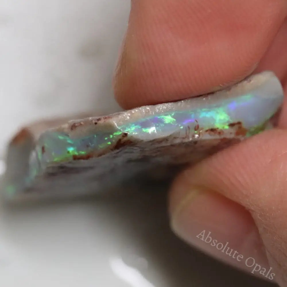 26.45 Cts Australian Semi-Black Opal Rough Lightning Ridge