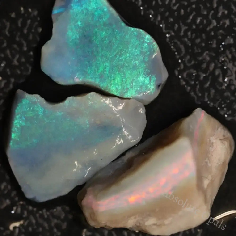 Australian Solid Semi Black Opal Rough, Lightning Ridge Parcel