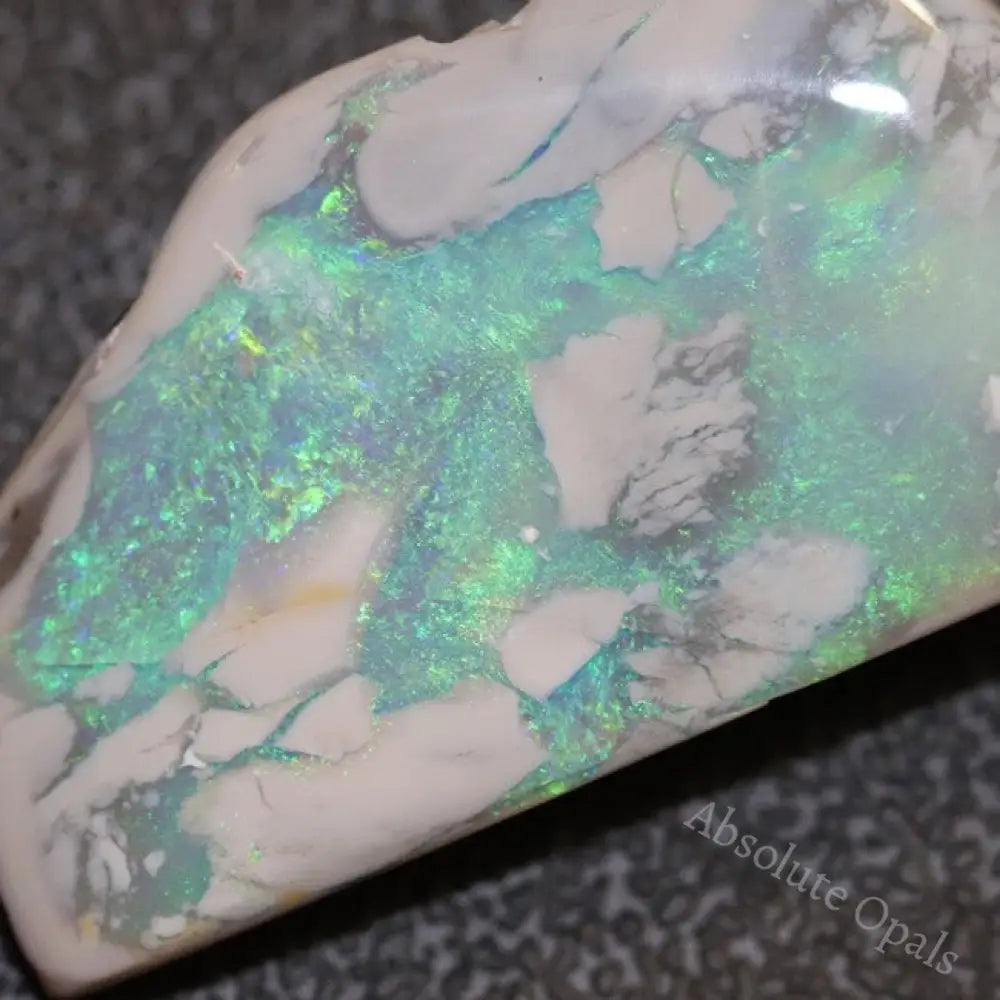 26.7 Cts Australian Opal Rough Lightning Ridge Polished Specimen Solid