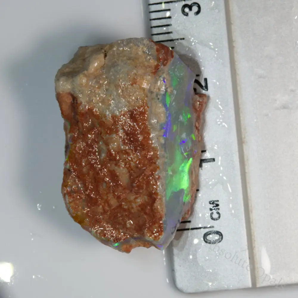 26.72 Cts Australian Rough Opal Lightning Ridge Single