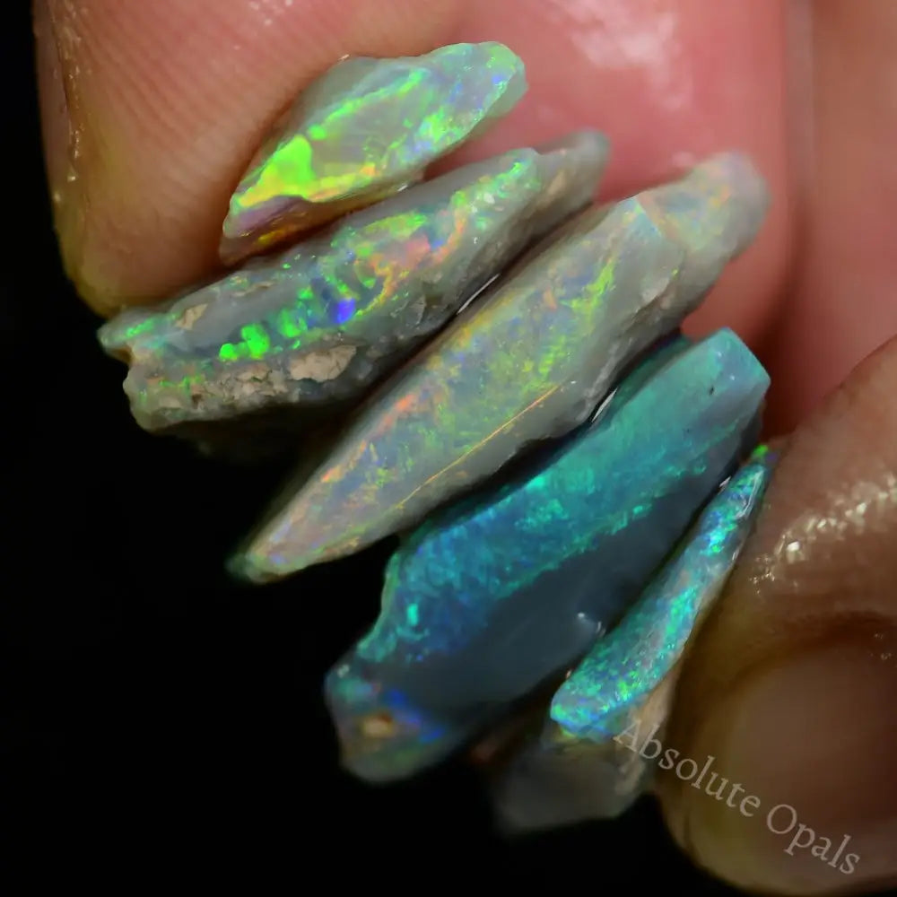 Australian Rough Opal Parcel, Rubs Lightning Ridge