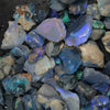 black rough opal