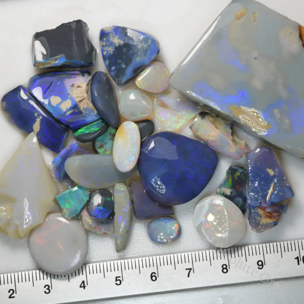 267 cts Rough Opal Parcel Rubs Lightning Ridge Gem Offcuts