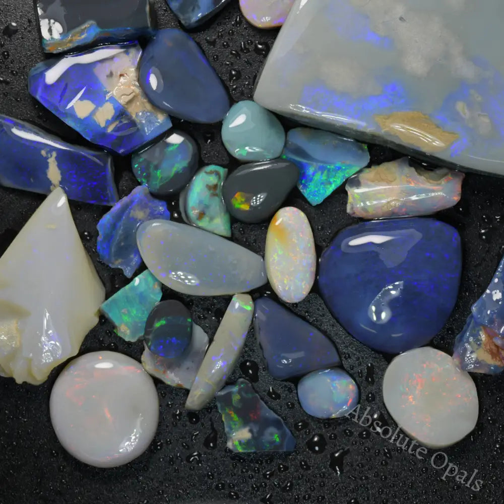 267 cts Rough Opal Parcel Rubs Lightning Ridge Gem Offcuts