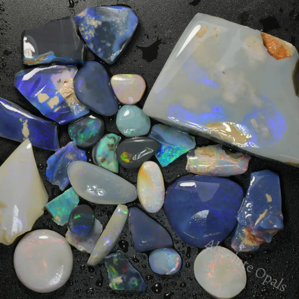 267 cts Rough Opal Parcel Rubs Lightning Ridge Gem Offcuts