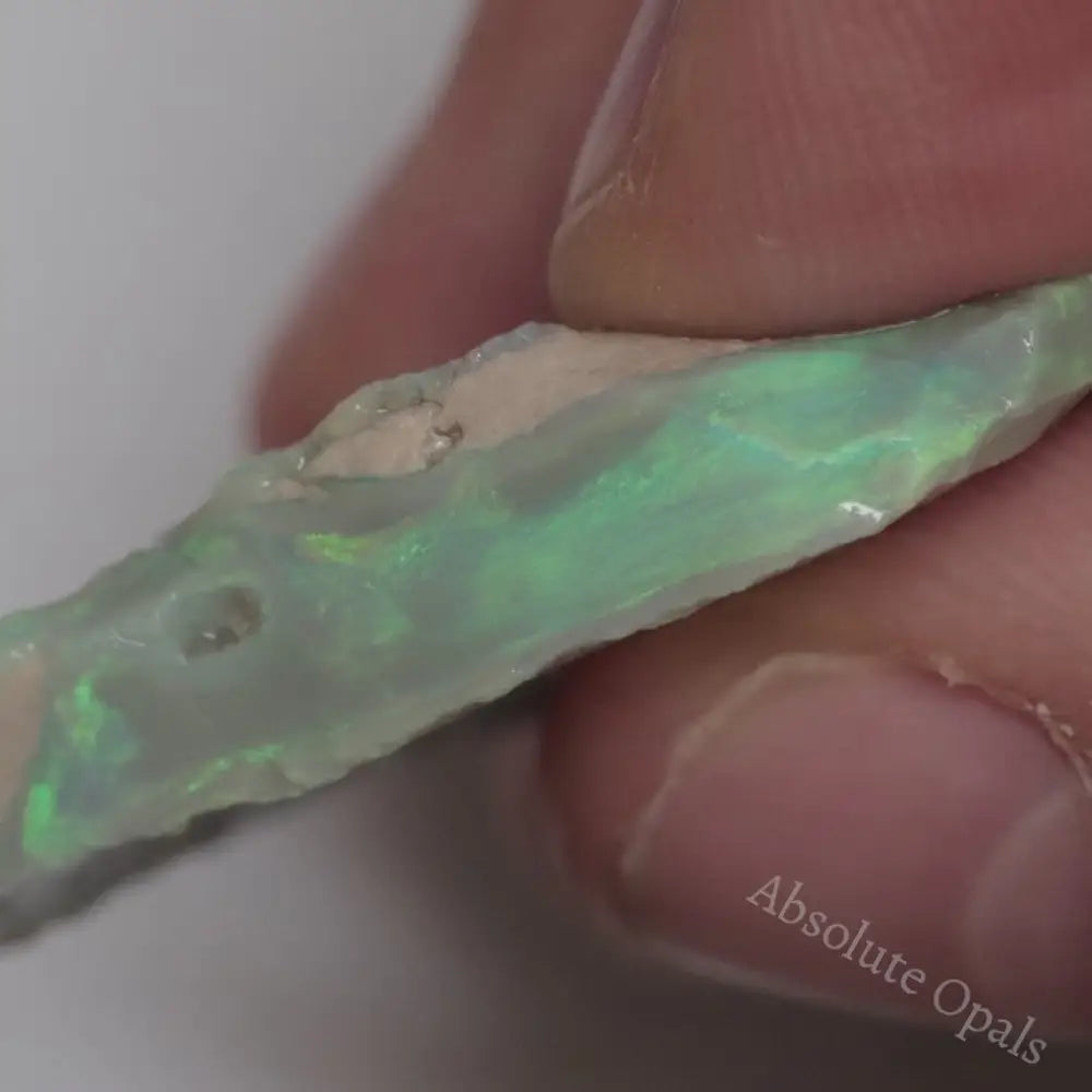 27.0 Cts Australian Lightning Ridge Opal Rough For Carving