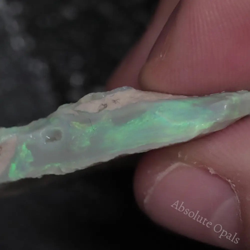 27.0 Cts Australian Lightning Ridge Opal Rough For Carving