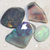 27.20 Cts Australian Solid Semi Black Opal Rough Rubs Lightning Ridge Parcel